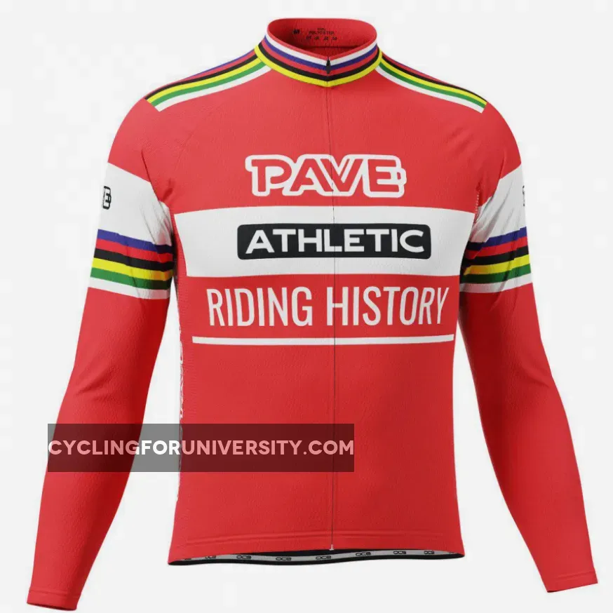 Men's PAVE Athletic Flanders Long Sleeve Cycling Jersey