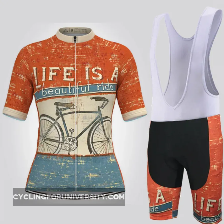 Life Is A Beautiful Ride Women's Cycling Kit Outlet