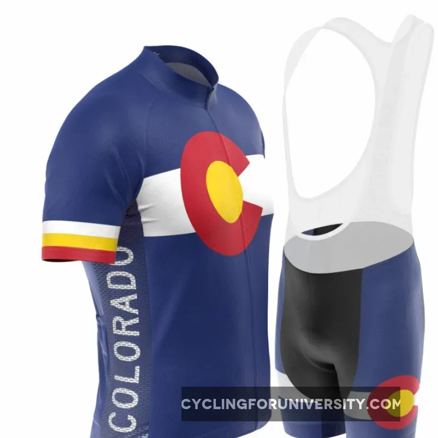 Men's Colorado US State Short Sleeve Cycling Kit Online