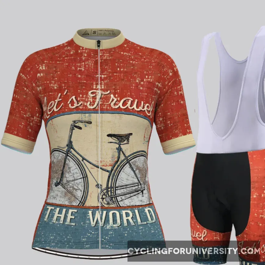 Let's Travel The World Women's Cycling Kit Restock