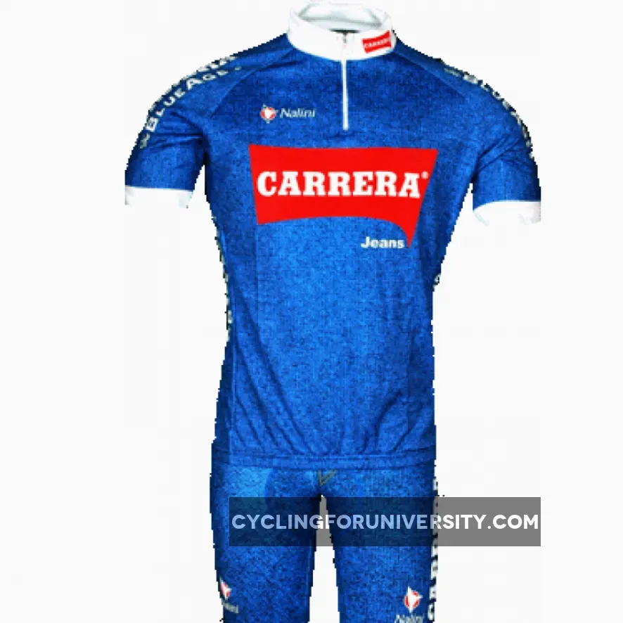 Carrera Blue Retro HZ Jersey, Outlet CAR12J2