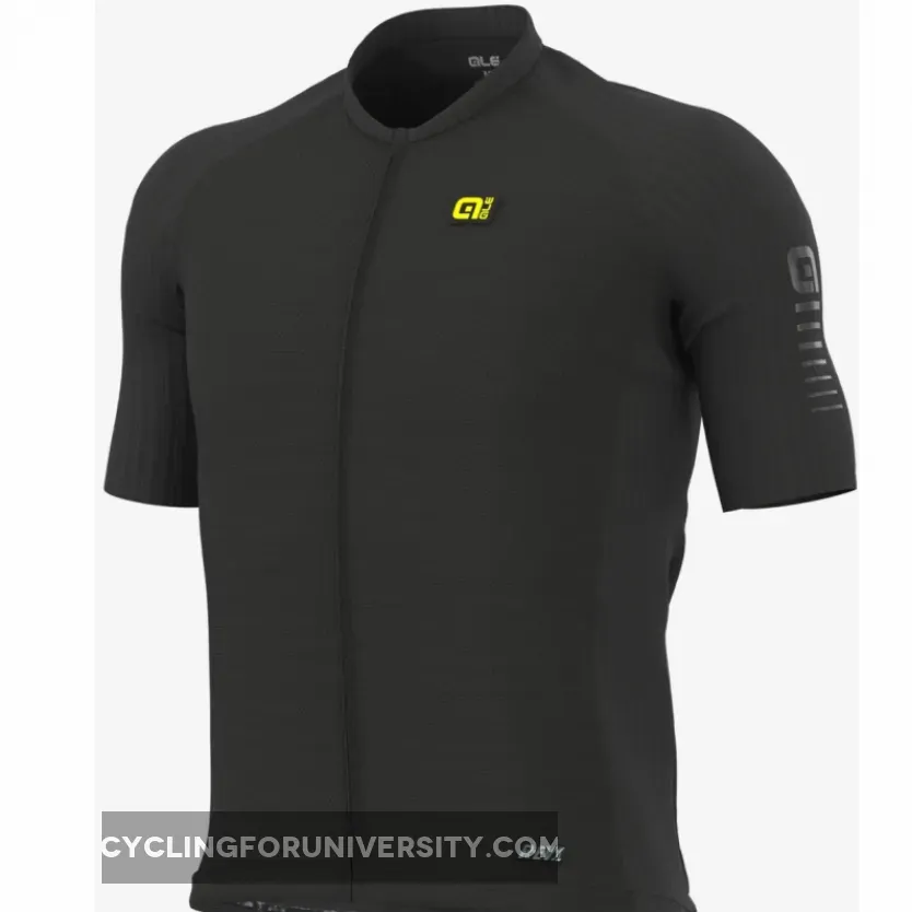 ALE' Silver Cooling R-EV1 Black Jersey,