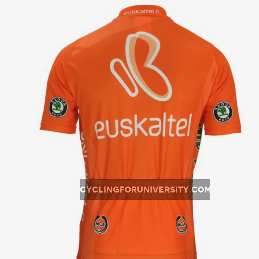 2012 EUSKALTEL Euskadi Bergtrikot MOA Radsport-Profi-Team - Short Sleeve Jersey