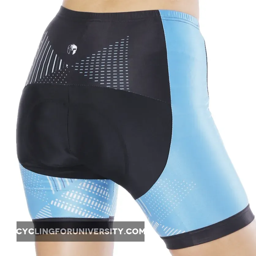 Blue Black Womans Cycling Spinning Padded Bike Shorts UPF 50+ Summer Pant Road Bike Wear Mountain Bike MTB Clothes Sports Apparel Quick dry Breathable NO. 798