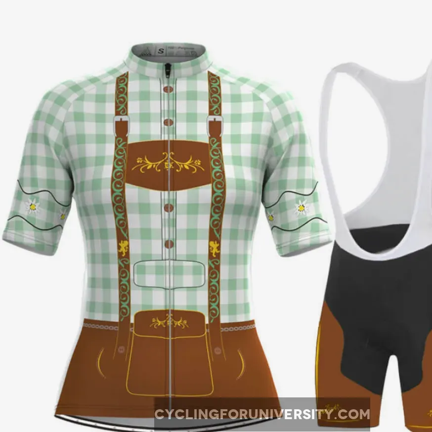 Women's Tirolese Cycling Kit Green To Buy