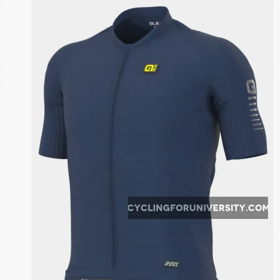 ALE' Silver Cooling R-EV1 Blue Jersey,