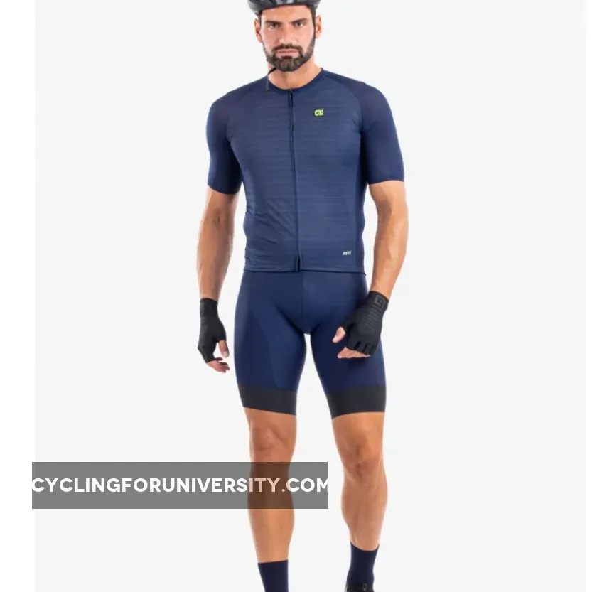 ALE' Silver Cooling R-EV1 Blue Jersey,