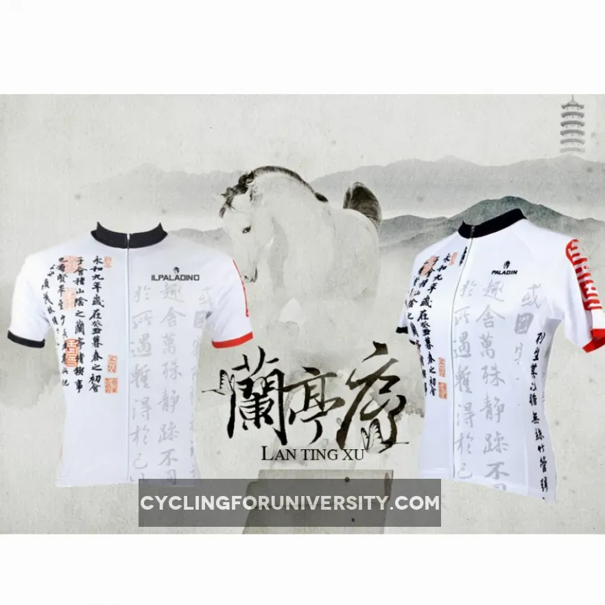 Ilapaladino Lovers/Couples Chinese Characters Short-sleeve Cycling Jerseys Summer Woman's Men's Sportswear Pro Cycle Clothing Racing Apparel Outdoor Sports Leisure Biking T-shirt NO.062