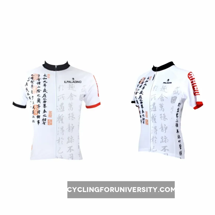 Ilapaladino Lovers/Couples Chinese Characters Short-sleeve Cycling Jerseys Summer Woman's Men's Sportswear Pro Cycle Clothing Racing Apparel Outdoor Sports Leisure Biking T-shirt NO.062
