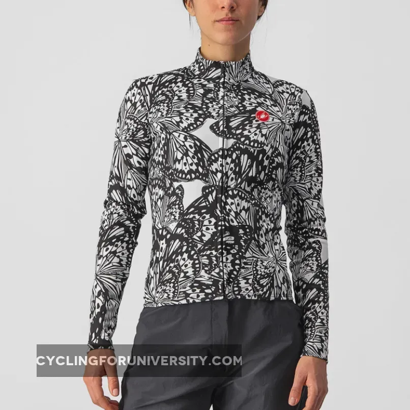 Castelli Unlimited Thermal woman long sleeves jersey - Black