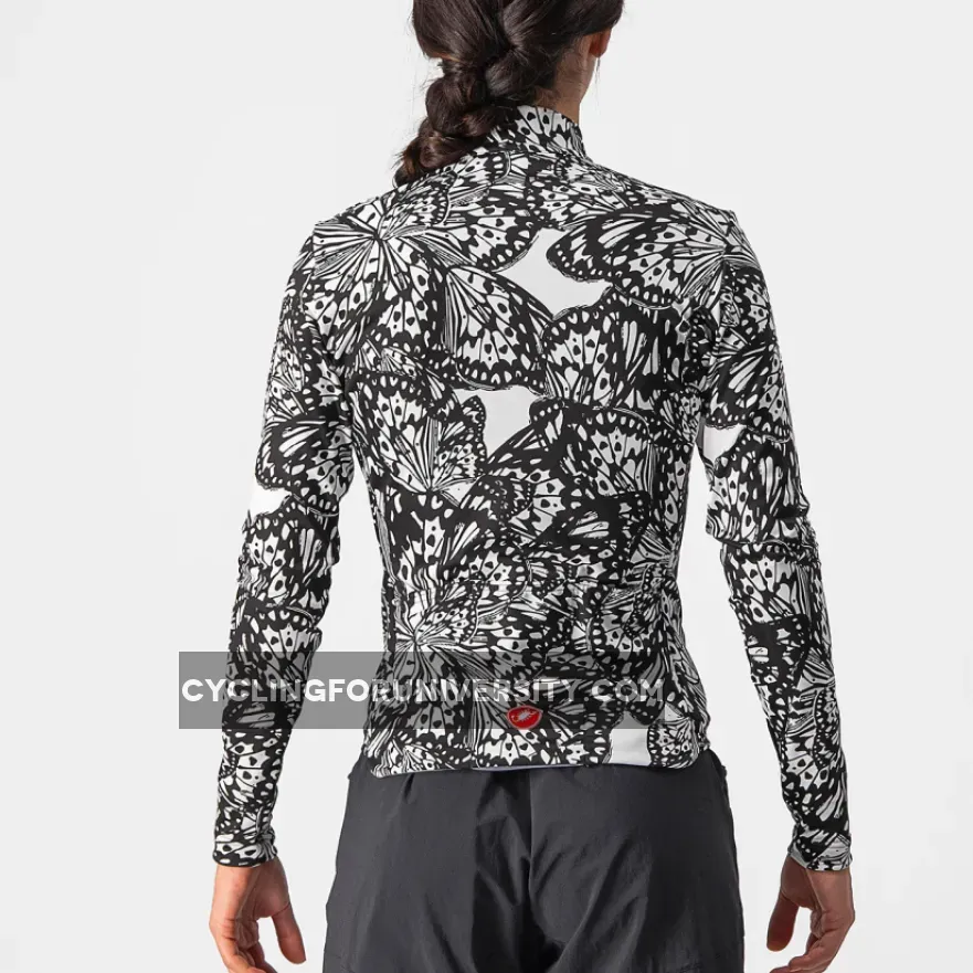 Castelli Unlimited Thermal woman long sleeves jersey - Black