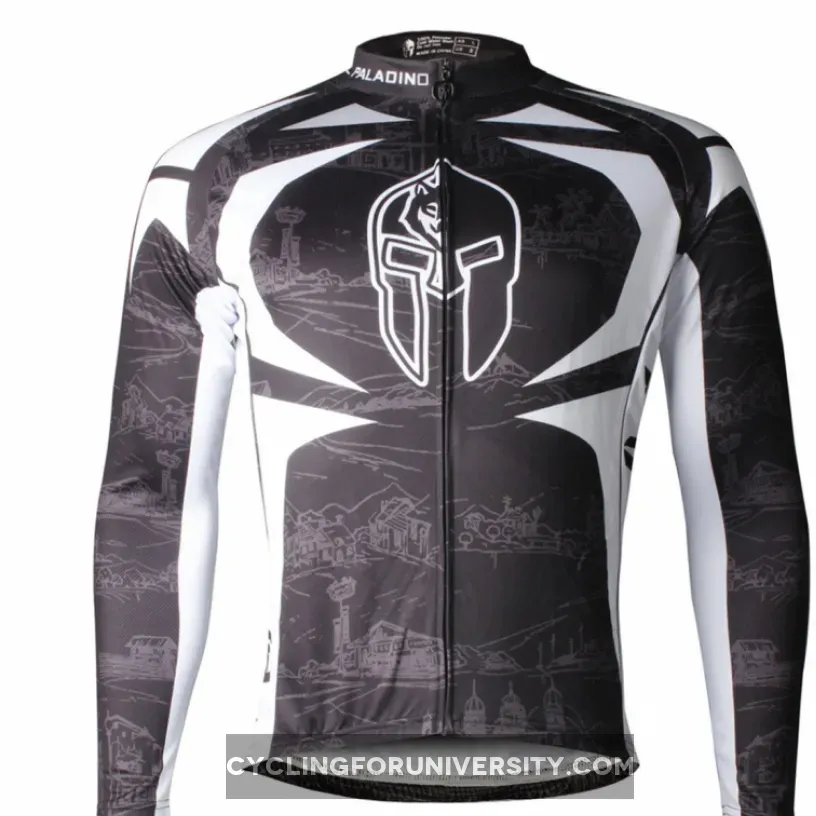 ILPALADINO Men's Long Sleeves Cycling Jersey Pro Cycle Clothing Racing Apparel Outdoor Sports Leisure Biking shirt NO. 009