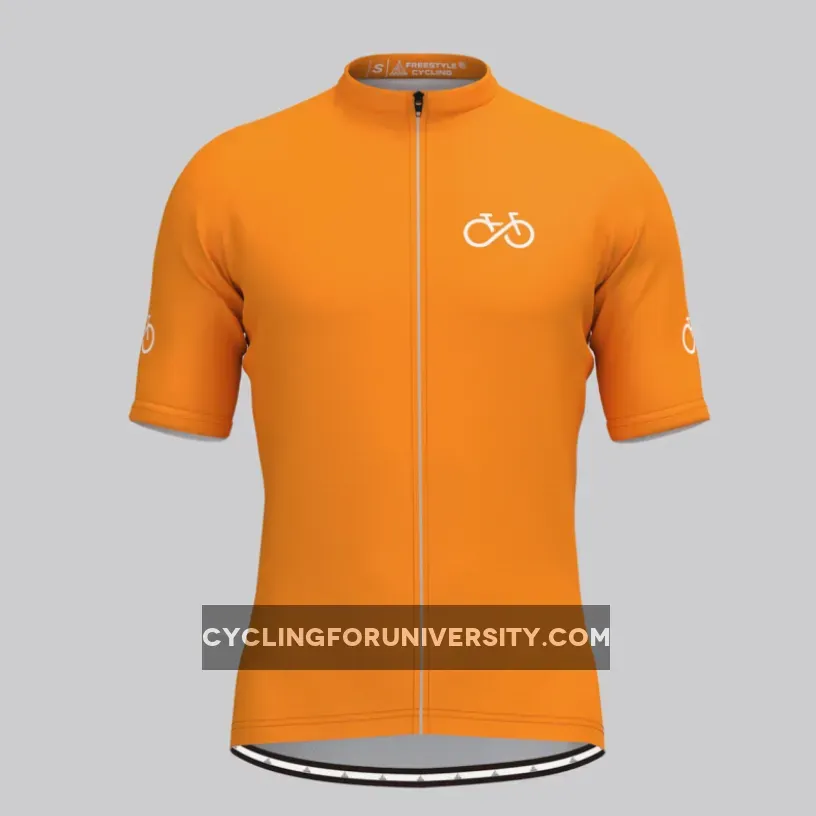 Ride Forever Men's Cycling Jersey-Orange Online