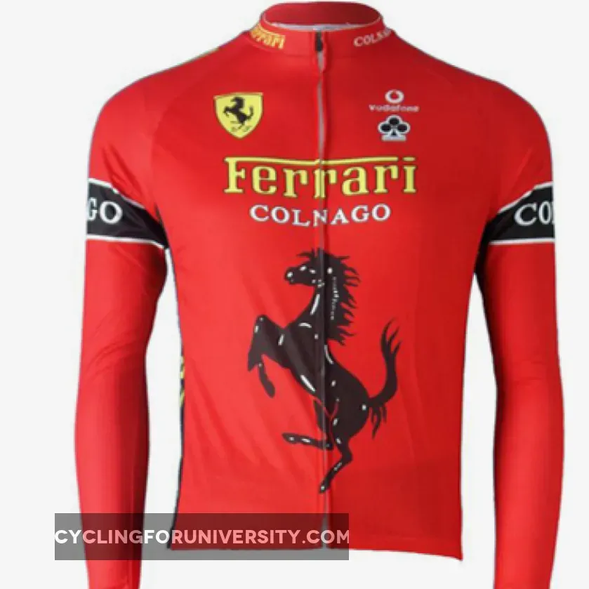 Team Colnago RED Cycling Long Sleeve Jersey New Releases