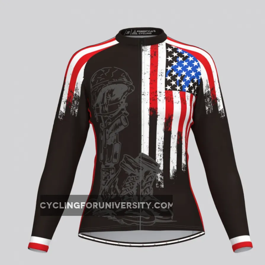 Honor The Fallen Women's LS Cycling Jersey Online