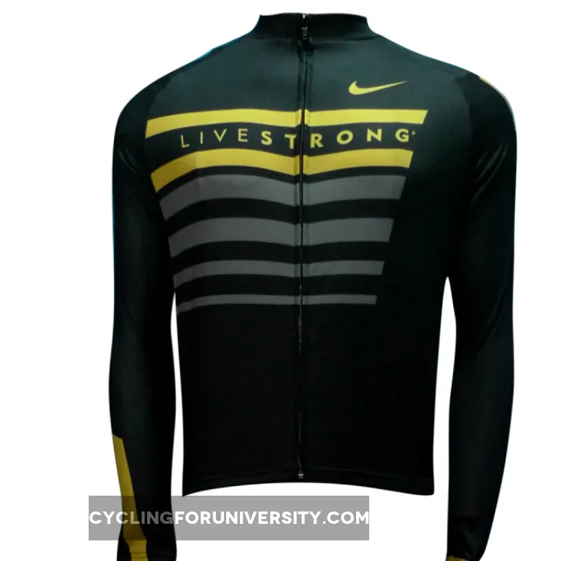 2013 LiveStrong Cycling Jersey Long Sleeve For Sale