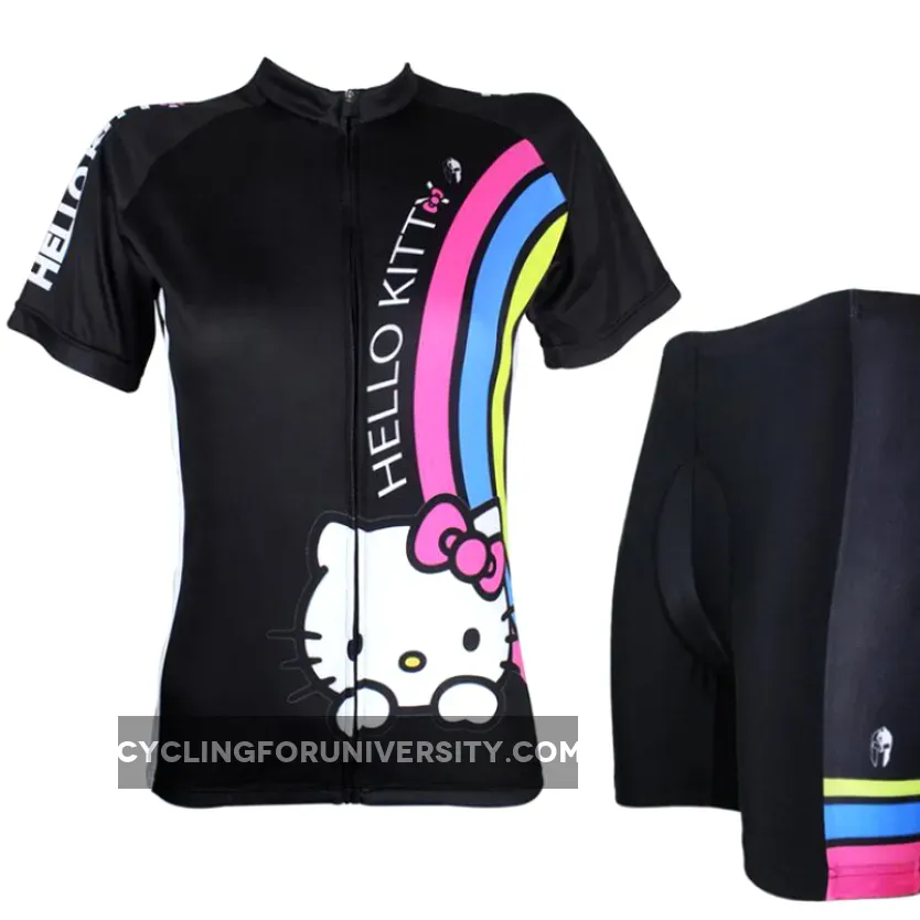 HELLO KITTY Women's Long/short-sleeve Cycling Suit/JerseyT-shirt Summer NO.025