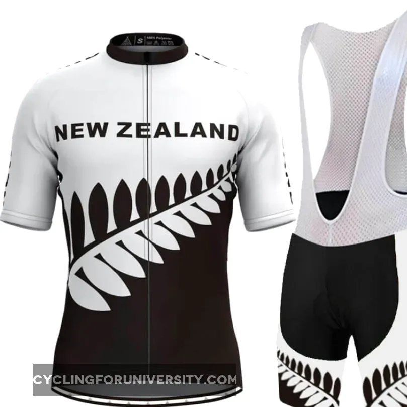 New Zealand Men's Cycling Kit White Black Brand New