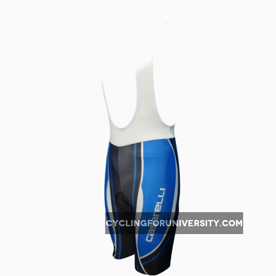 New CASTELLI BLACK-BLUE Cycling Bib Shorts For Sale