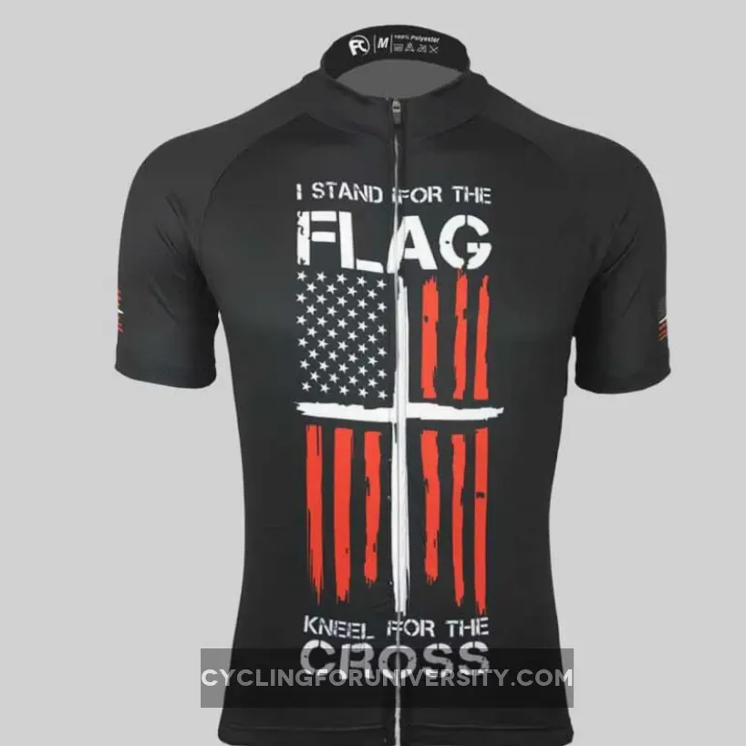 Kneel For The Cross Red Flag Cycling Jersey Restock