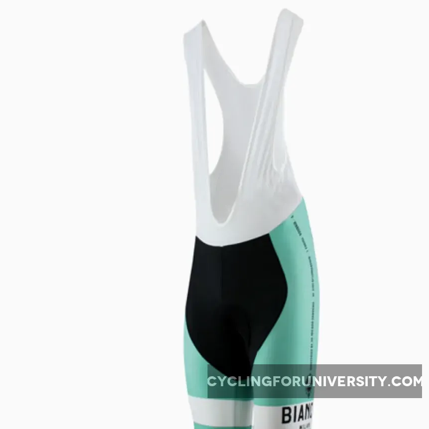 Bianchi Pride Celeste Green Classic Cycling Bib Shorts