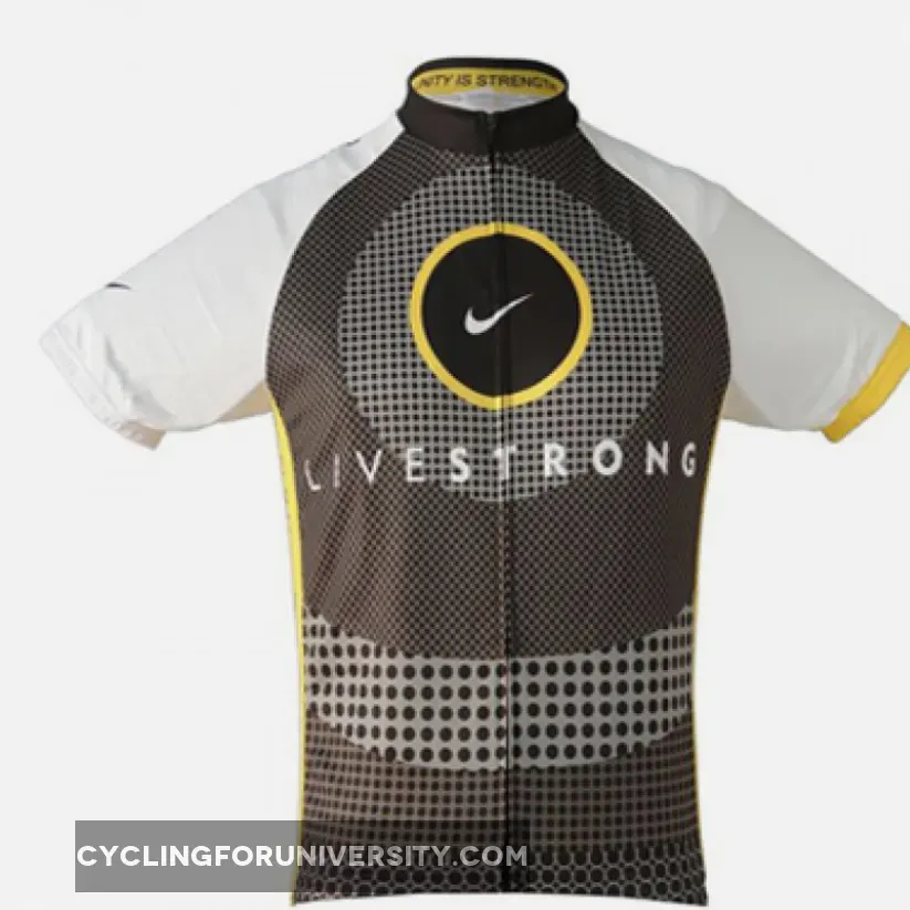 2010 Livestrong Cycling Short Sleeve Jersey Brand New