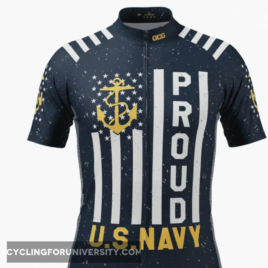 Men's US Navy Proud Short Sleeve Cycling Jersey Online