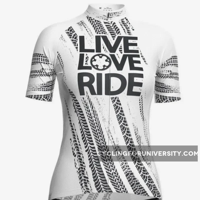 Women's Live Love Ride Short Sleeve Cycling Jersey