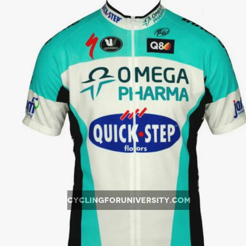 OMEGA PHARMA-QUICKSTEP 2012 Vermarc professional cycling team - Cycling Jersey Short Sleeve