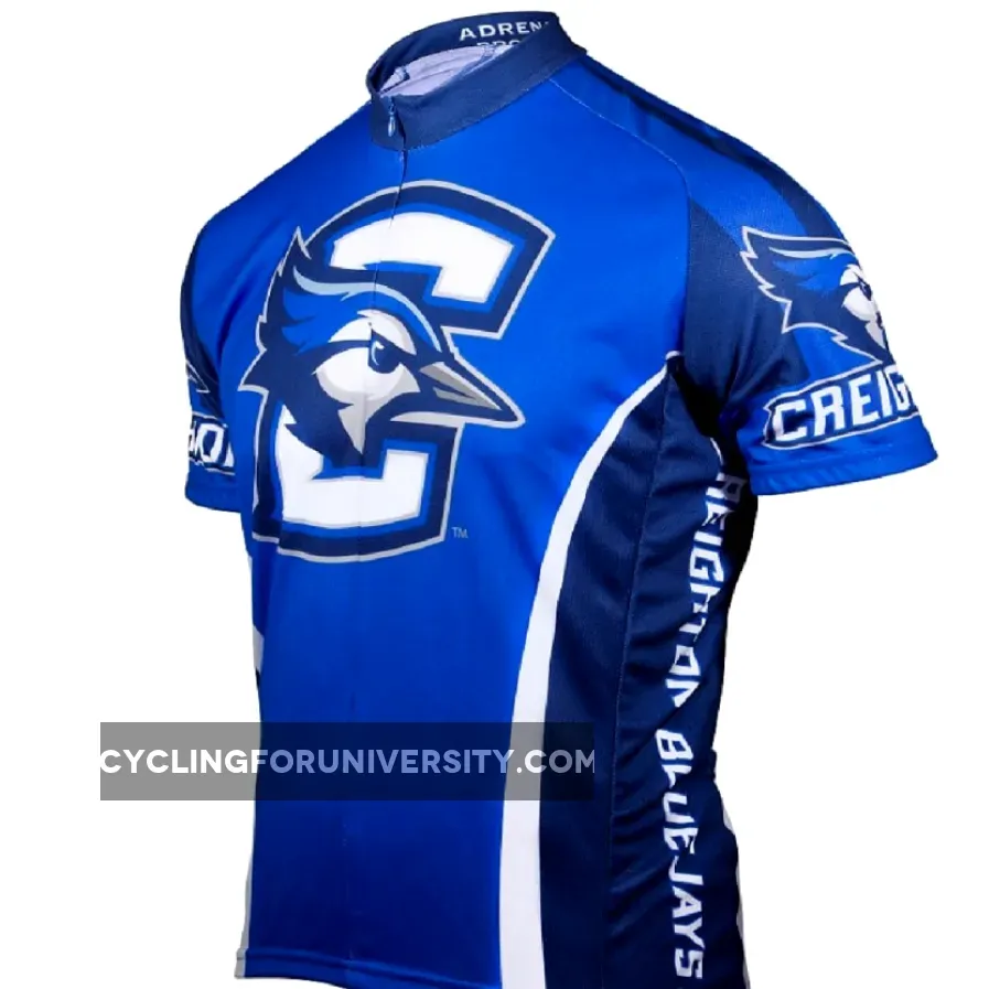Adrenaline Promo Creighton University Bluejays 3/4 zip Men's Cycling Jersey / Creighton Jersey