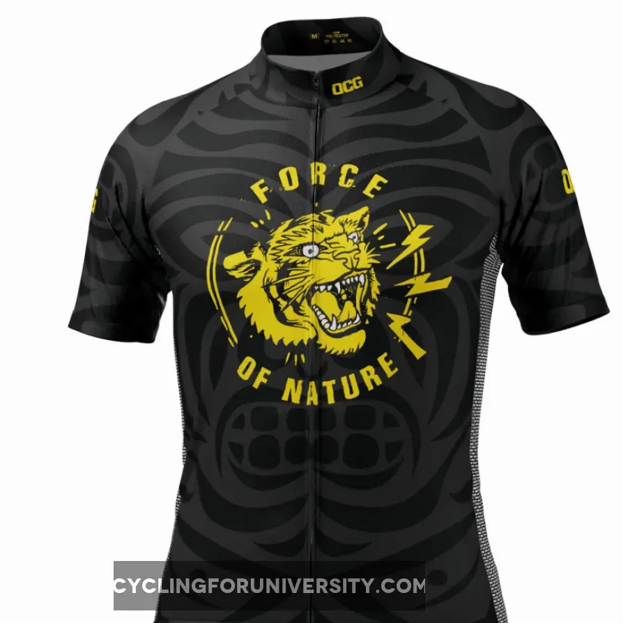 Men's Force of Nature Tribal Short Sleeve Cycling Jersey Tribal Jersey