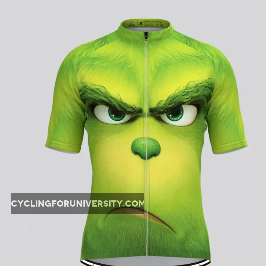 The Grinch Face Men's Cycling Jersey For Sale