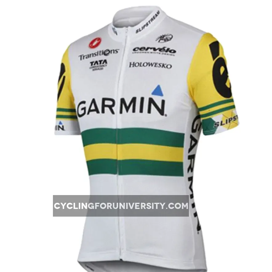 Castelli 2011 Men's Garmin-Cervelo Team FZ Short Sleeve Cycling Jersey