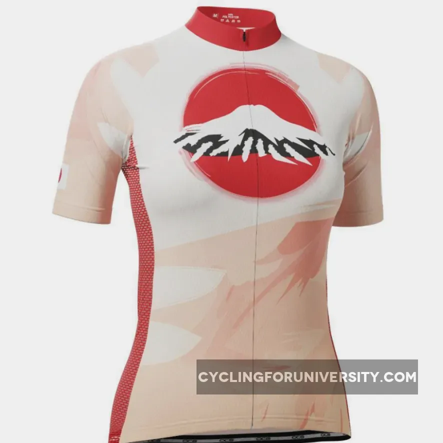 Women's Mount Fuji Short Sleeve Cycling Jersey / Fuji Sleeve