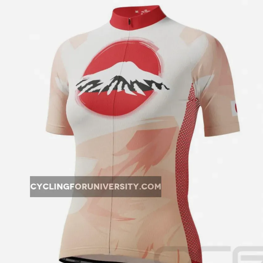 Women's Mount Fuji Short Sleeve Cycling Jersey / Fuji Sleeve