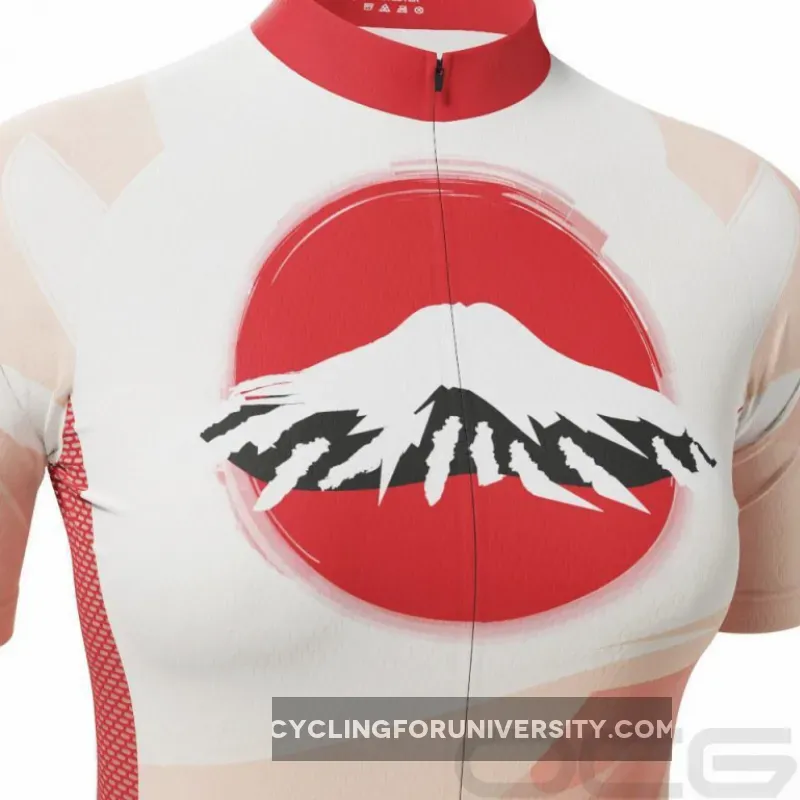Women's Mount Fuji Short Sleeve Cycling Jersey / Fuji Sleeve