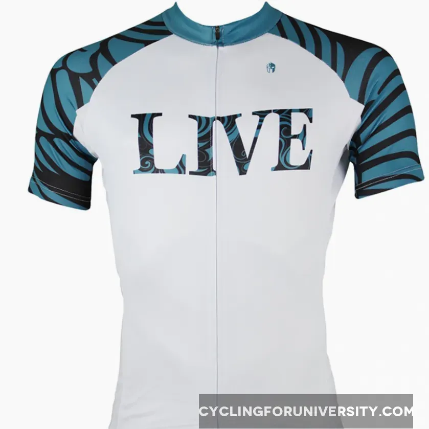 ILPALADINO LIVE & SPRINT Men's Green/Red Cycling Mountain Bike Shirt Jersey Bike Shirt MTB Mountain Biking Outdoor Comfortable Riding Clothes NO.141