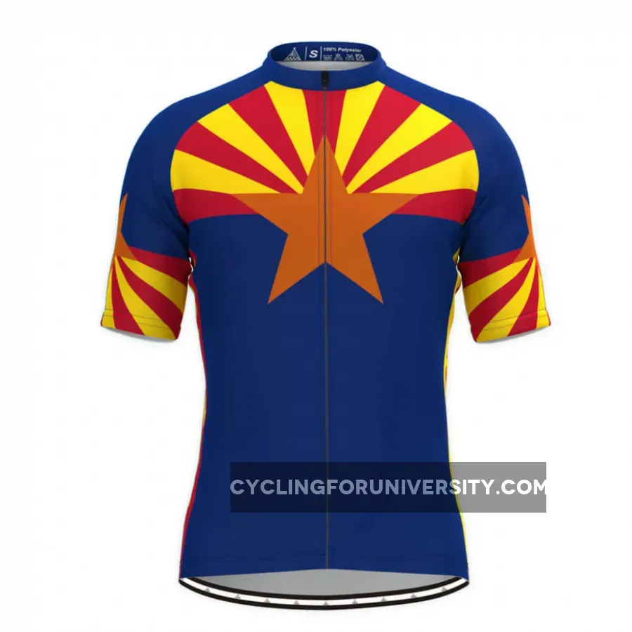 Arizona State Flag Men's Cycling Jersey For Sale