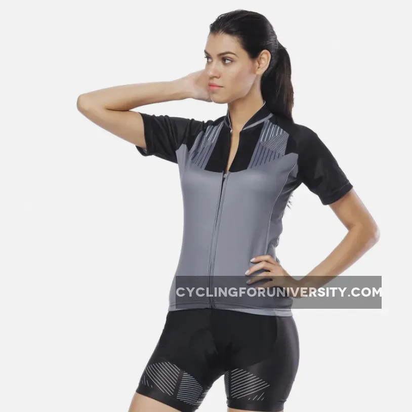 Grey Women's Cycling Short-sleeve Bike Jersey/Kit T-shirt Summer Spring Road Bike Wear Mountain Bike MTB Clothes Sports Apparel Top / Suit NO. 795