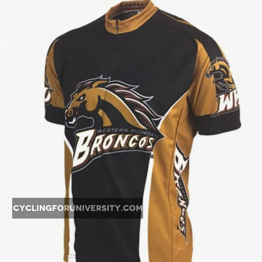 Western Michigan University Buster Bronco Cycling Short Sleeve Jersey / Buster Bronco Wmu
