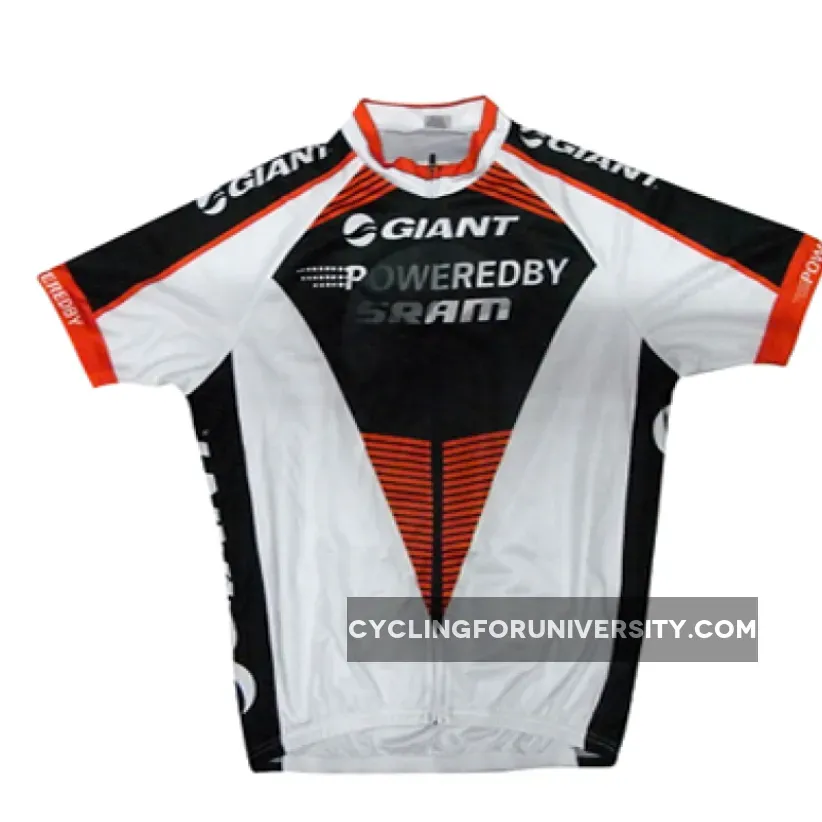 2011 Giant Poweredby Sram Cycling jersey short sleeve