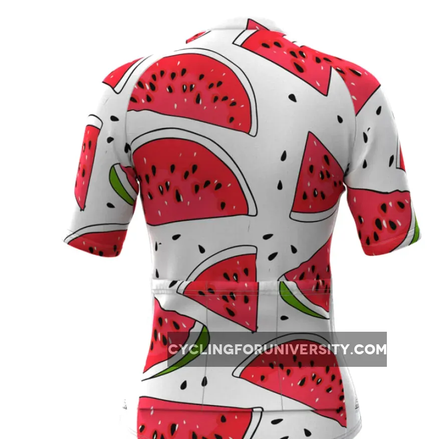 Women's Watermelon Petals Print Cycling Jersey Brand New