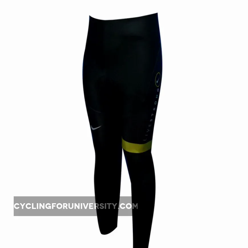2012 LIVESTRONG Black Cycling Winter Pants Brand New