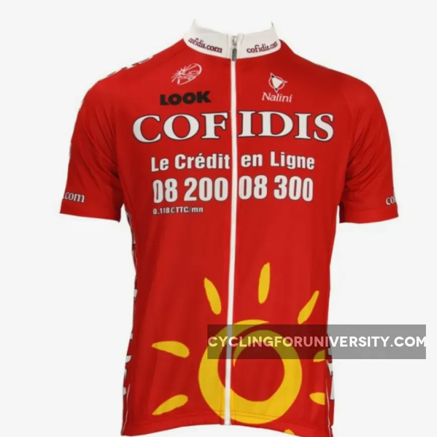 Cofidis 2009 Radsport-Profi-Team - Short Sleeve Jersey