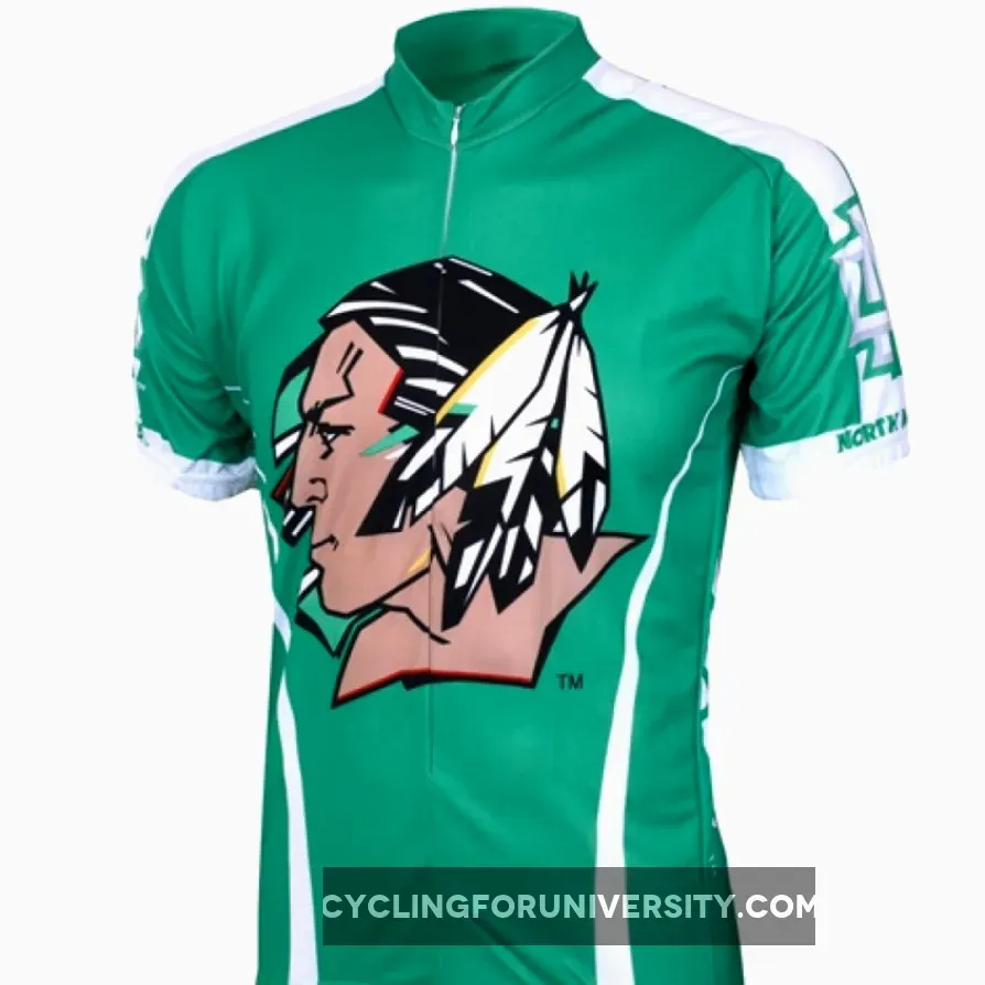 UND University of North Dakota Fighting Sioux Cycling Short Sleeve Jersey