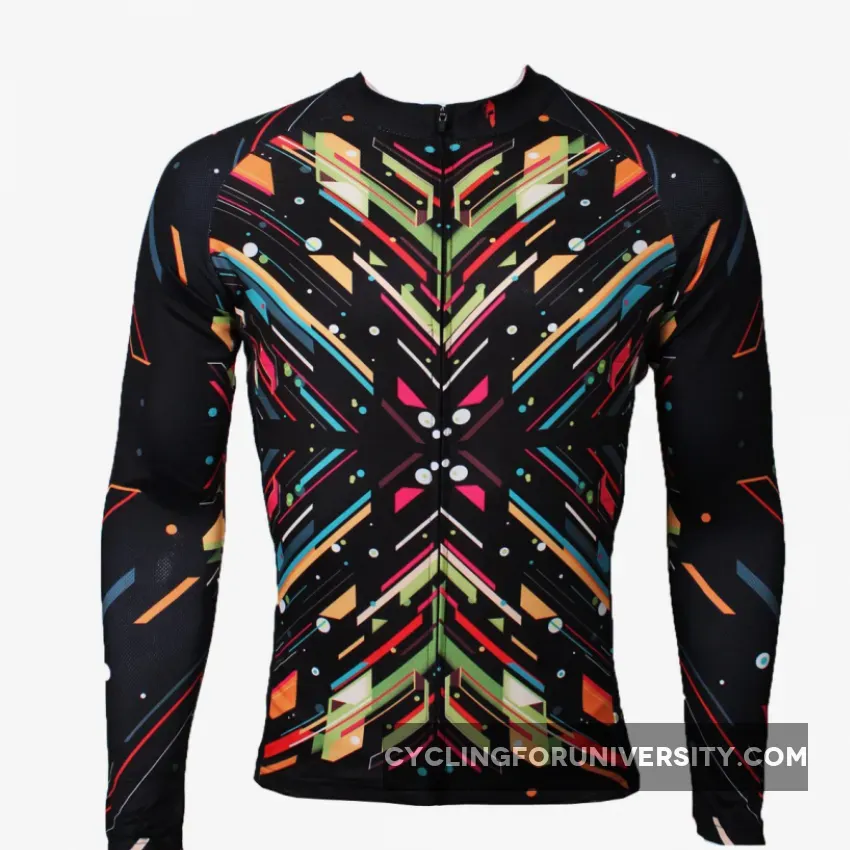 Spark Black Men's Long-sleeve Breathable Jersey/Suit T-shirt NO.389