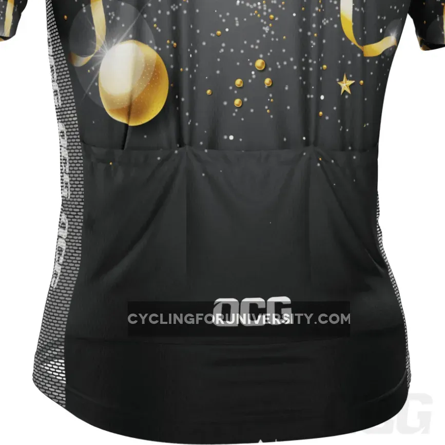 Men's Christmas Star Short Sleeve Cycling Jersey For Sale