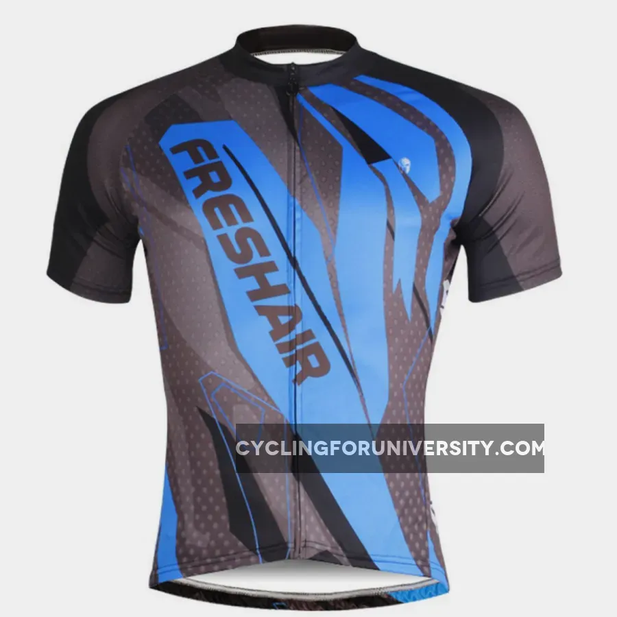 Blue Men's Cycling Short Jersey BikingSummer Bicycling Shirts NO.753