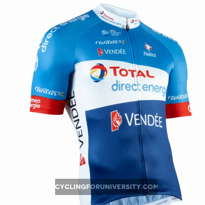 2019 Direct Energie Full Zip Jersey, Restock DIR19J1