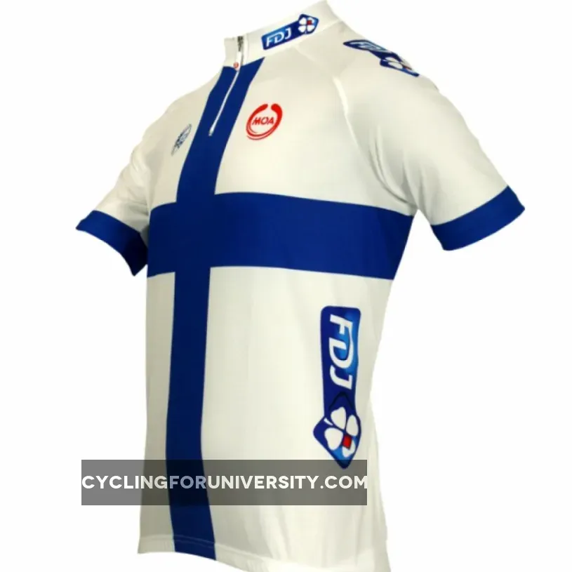 Francaise des Jeux (FdJ) finnischer Meister 2010 - Profi-Team Short Sleeve Jersey